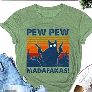 NWT Woman's Size Medium Pebbled Green Tshirt